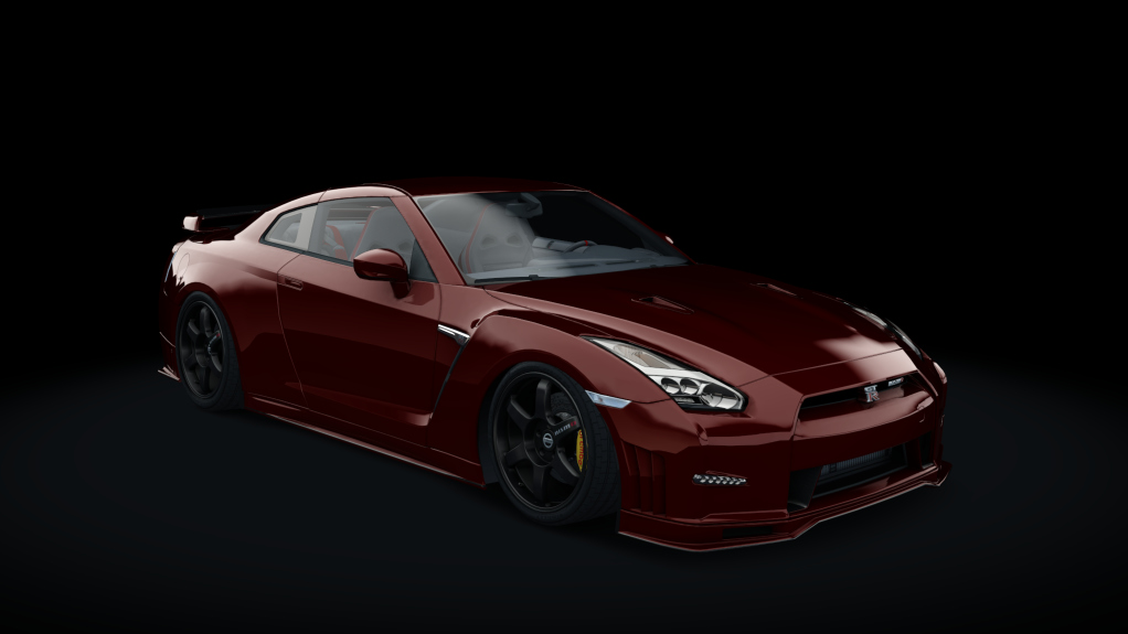Nissan GT-R SPEC B, skin scarlet