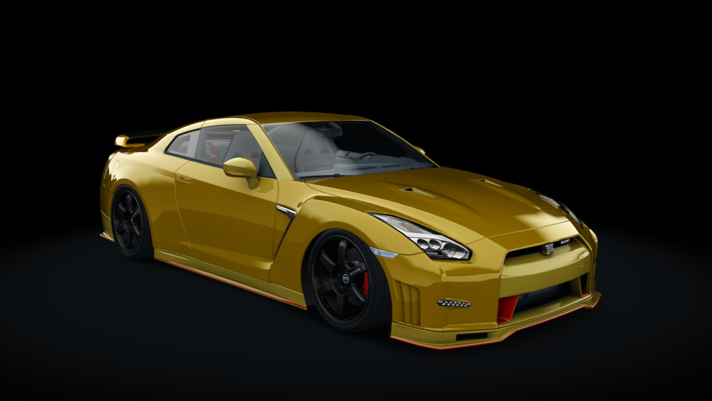 Nissan GT-R SPEC B, skin yellow