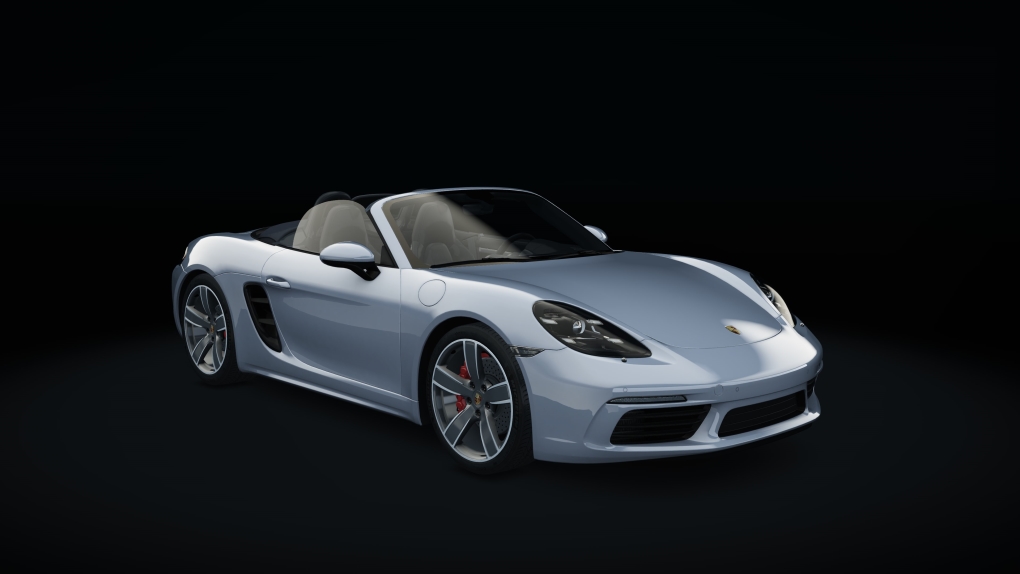 Porsche 718 Boxster S, skin 10_rhodium_silver_metallic