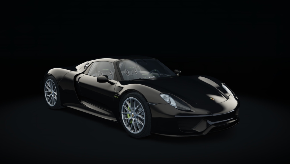 Porsche 918 Spyder, skin 06_basalt_black_metallic