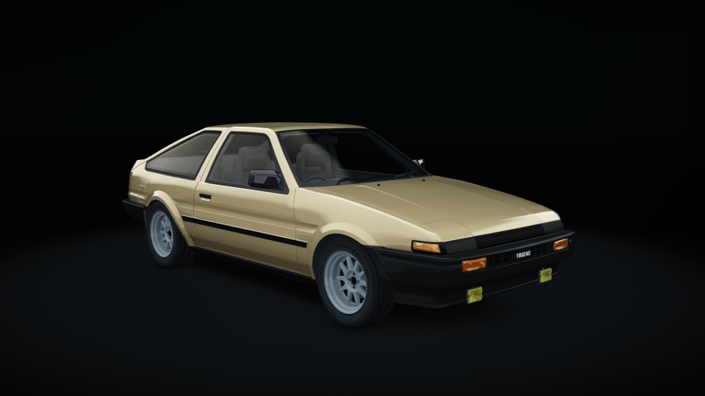 Toyota AE86, skin 09_light_topaz_met