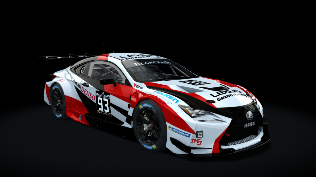 Lexus RC F GT3 ACC, skin LexusGazooRacing#93_MadeByLMS2016