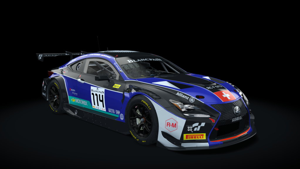 Lexus RC F GT3 ACC, skin emil_frey114_end