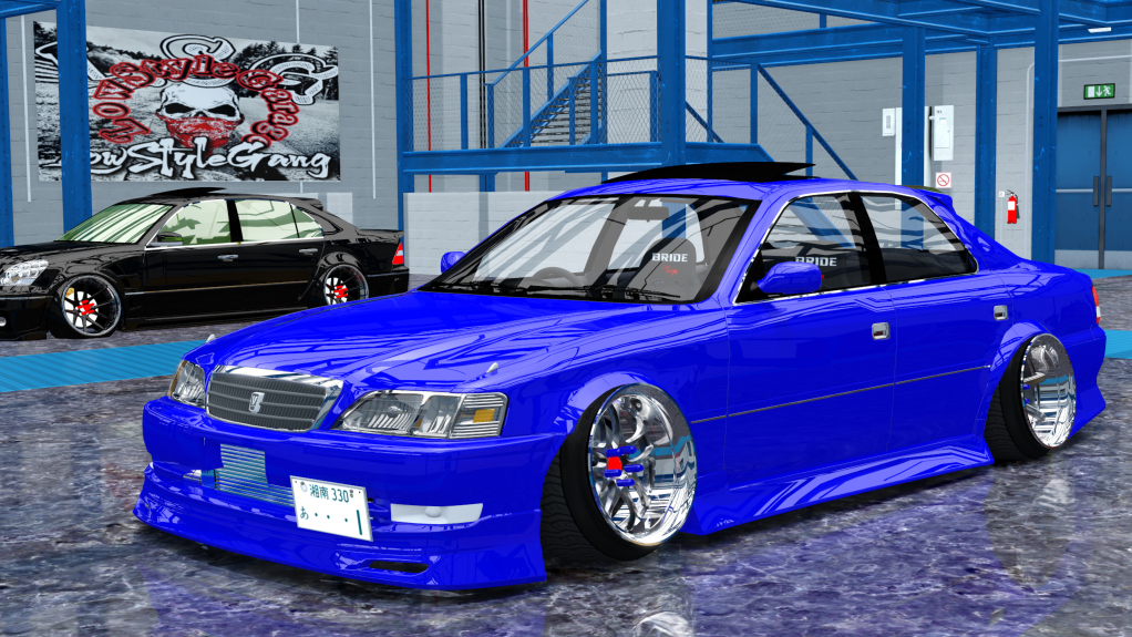 LSG CRESTA JZX100, skin blue