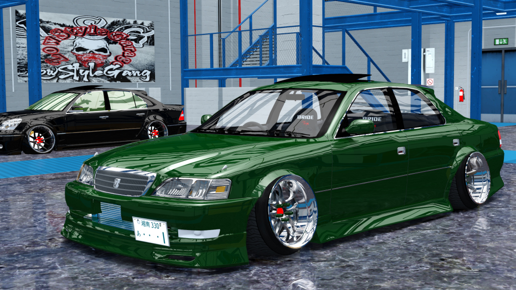 LSG CRESTA JZX100, skin dark_green