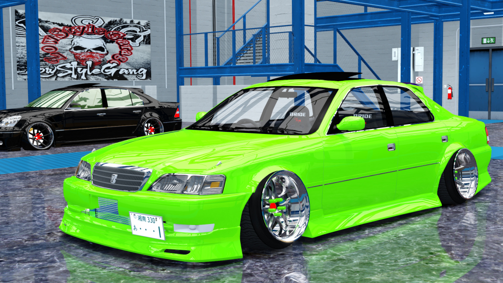 LSG CRESTA JZX100, skin green