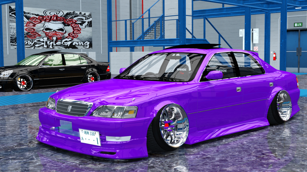 LSG CRESTA JZX100, skin purple