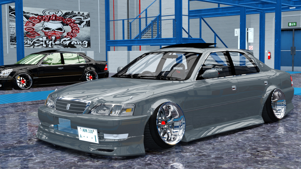 LSG CRESTA JZX100, skin silver