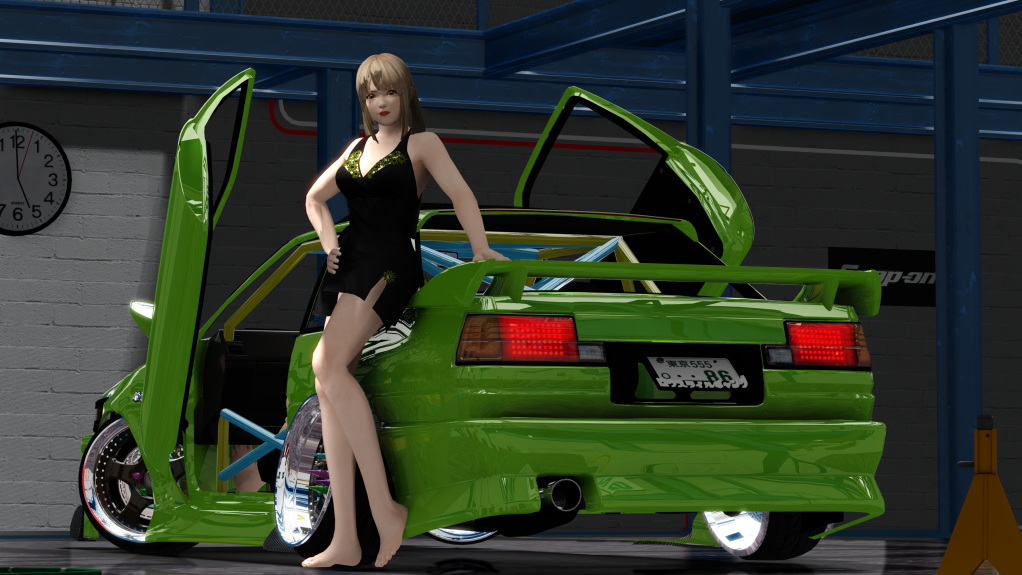 LSG LEVIN AE86 kouki, skin 02_LIME GREEN