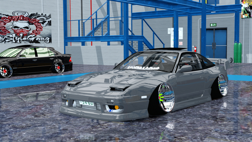 LSG 180SX S13, skin silver