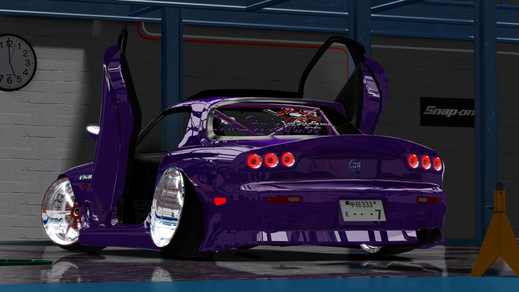 LSG RX-7 FD3S, skin 08_PURPLE