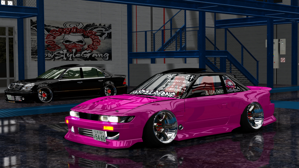 LSG SILVIA S13, skin pink