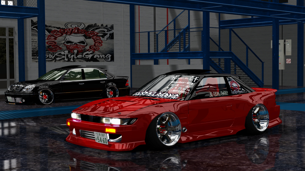 LSG SILVIA S13, skin red