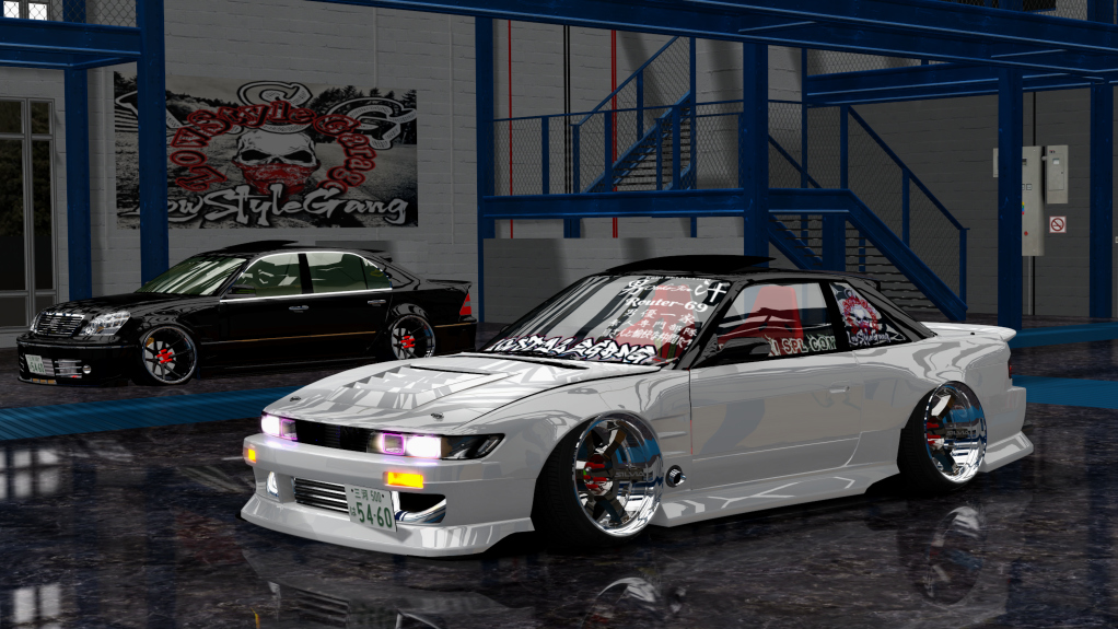 LSG SILVIA S13, skin white