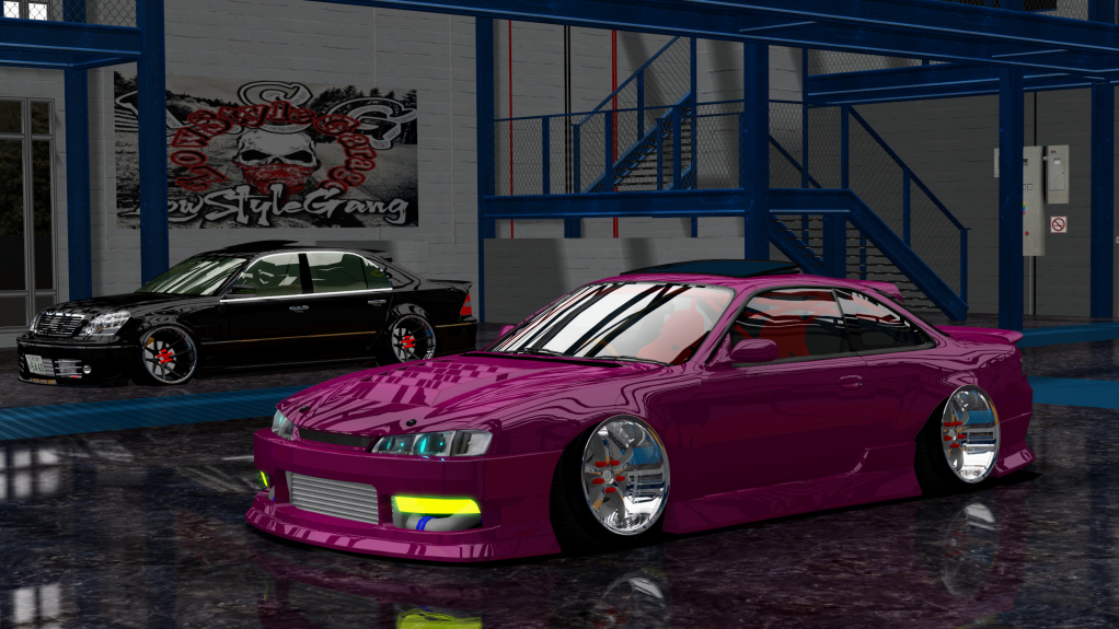 LSG SILVIA S14 kouki, skin pink