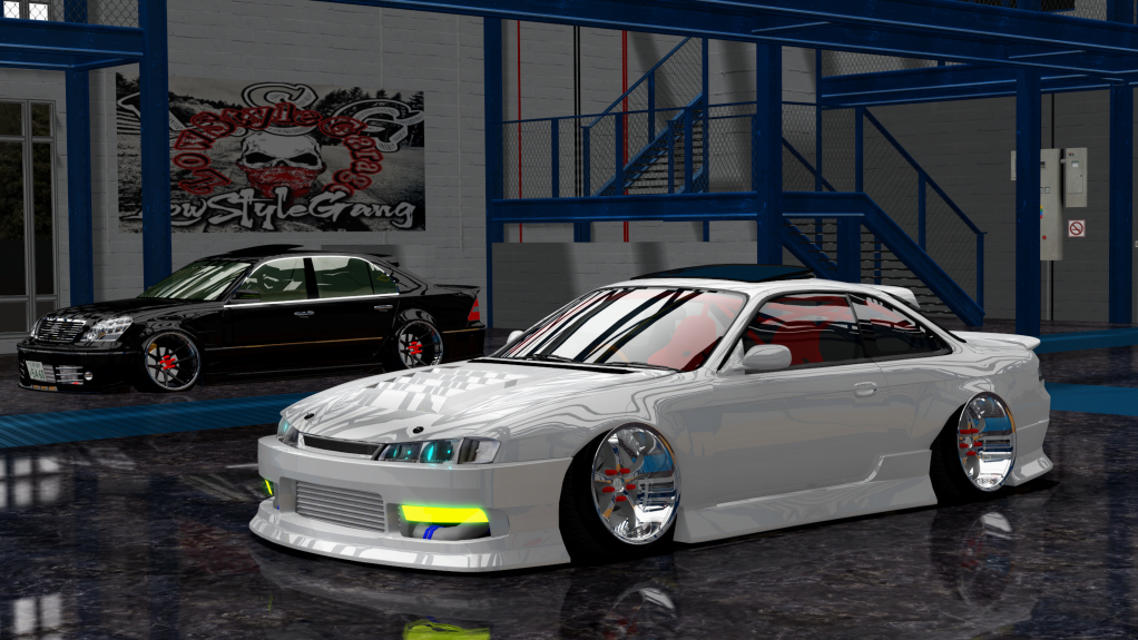 LSG SILVIA S14 kouki, skin white