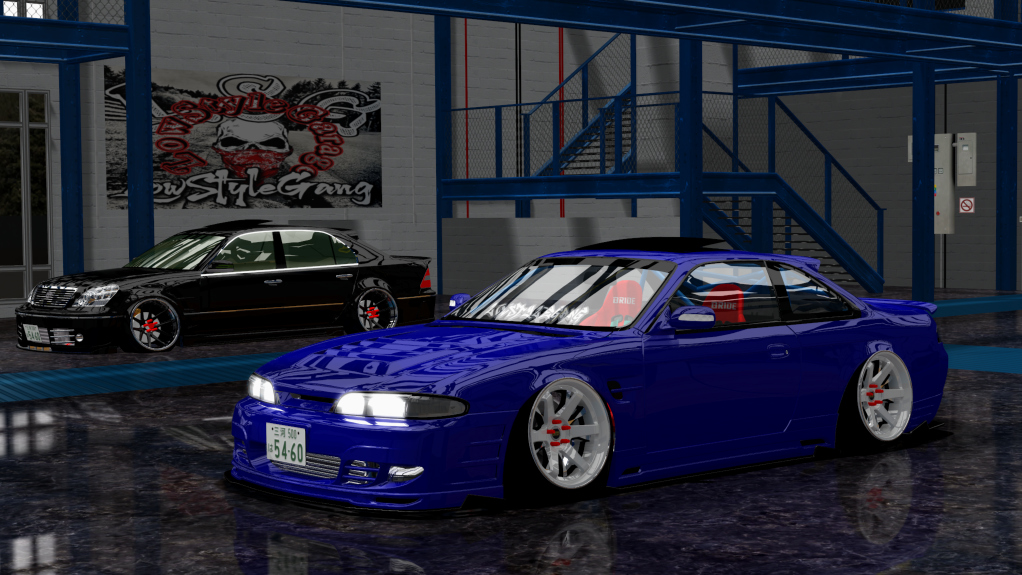 LSG SILVIA S14 zenki, skin blue