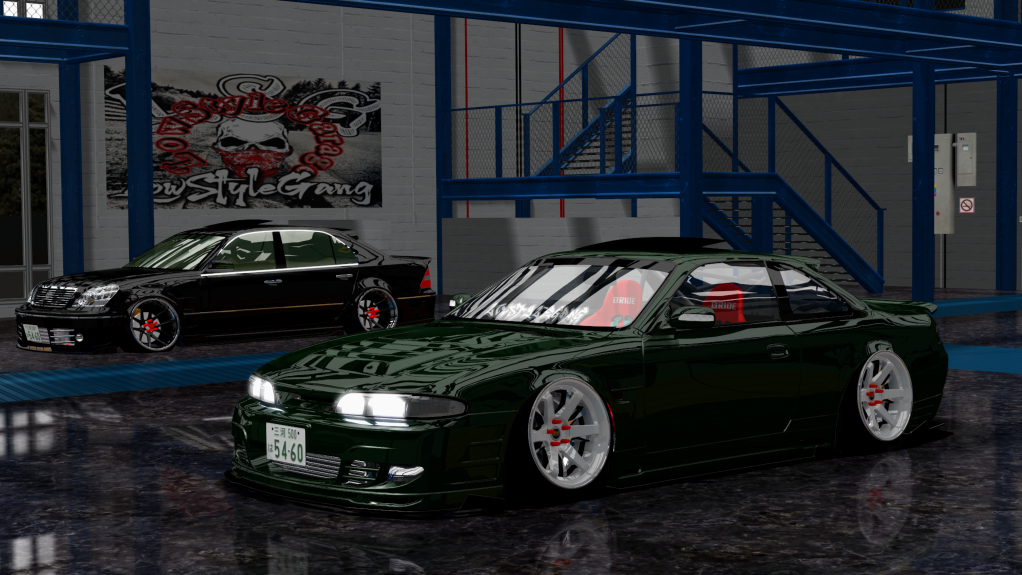 LSG SILVIA S14 zenki, skin dark_green