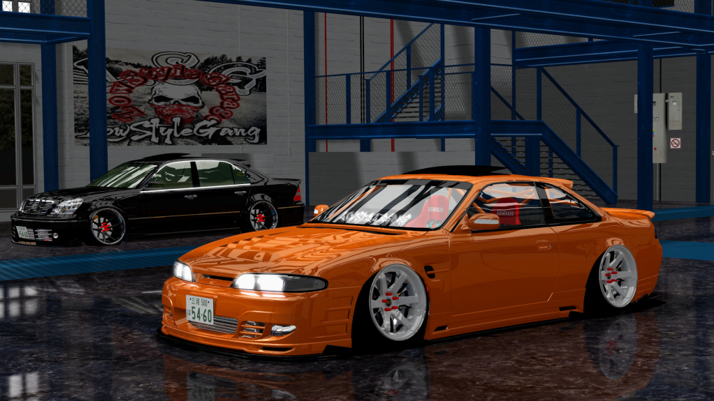 LSG SILVIA S14 zenki, skin orange