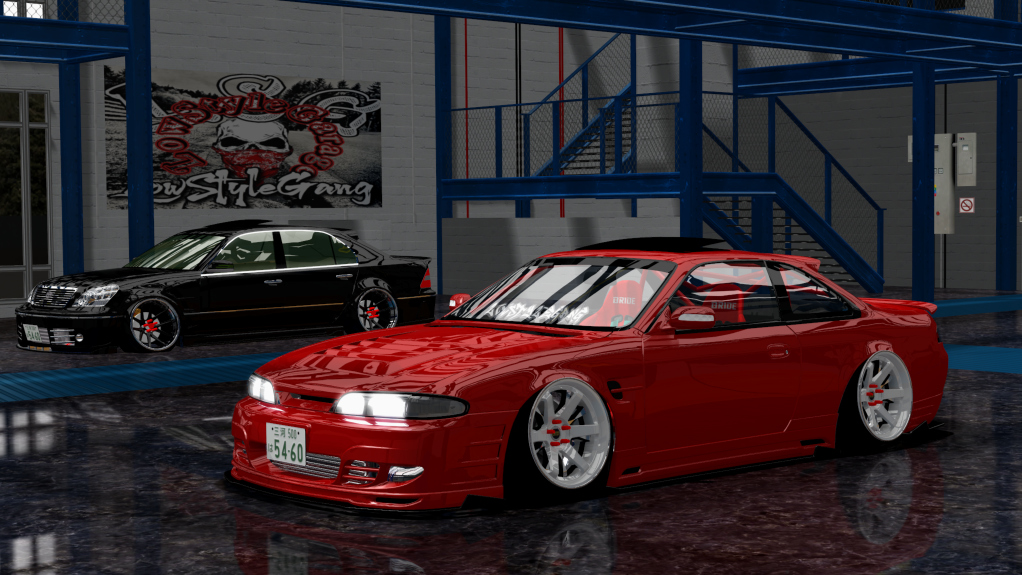 LSG SILVIA S14 zenki, skin red