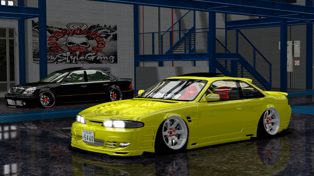 LSG SILVIA S14 zenki, skin yellow