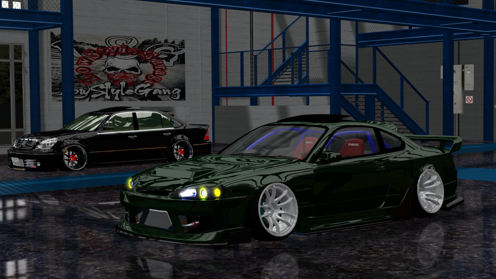 LSG SILVIA S15, skin dark_green