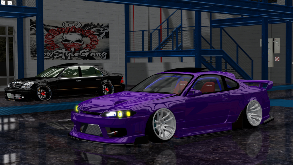 LSG SILVIA S15, skin purple
