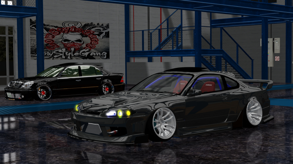 LSG SILVIA S15, skin silver