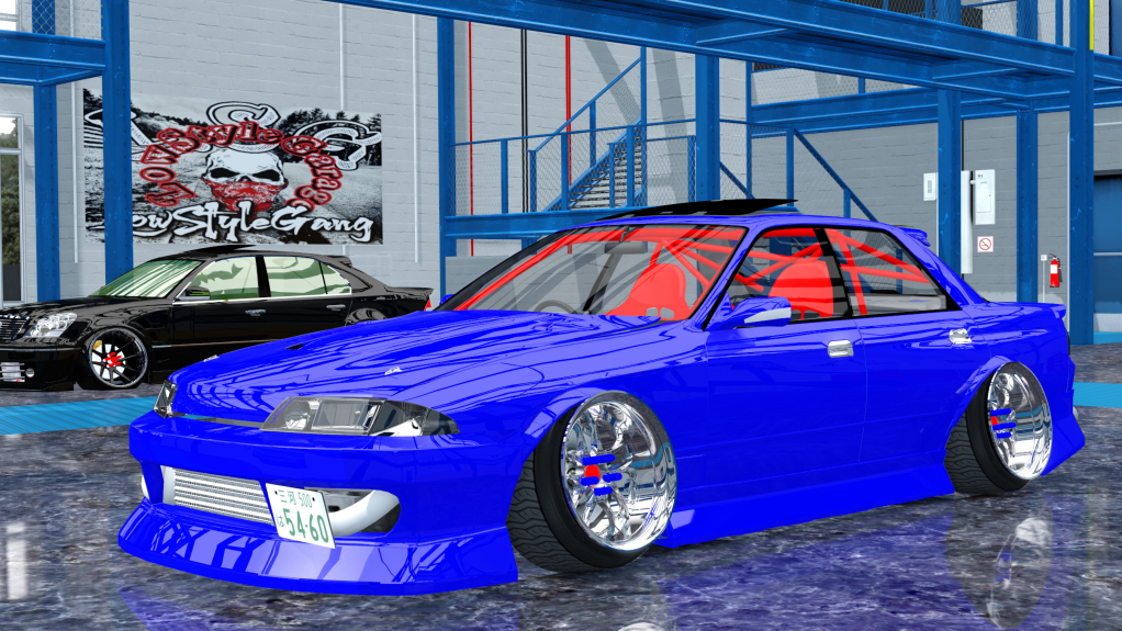 LSG SKYLINE HCR32 4dr, skin blue