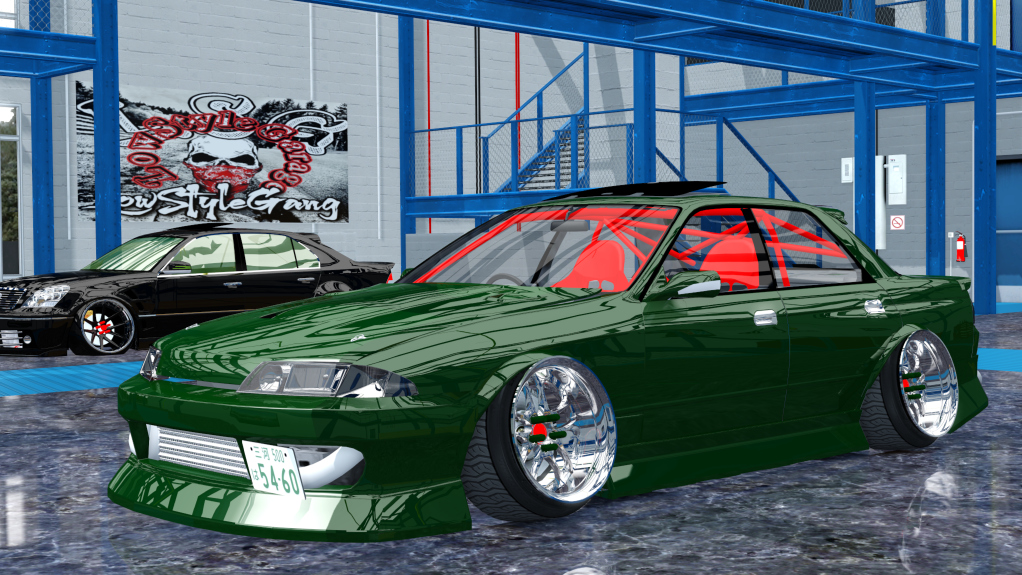 LSG SKYLINE HCR32 4dr, skin dark_green