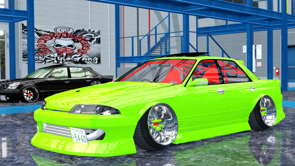 LSG SKYLINE HCR32 4dr, skin green
