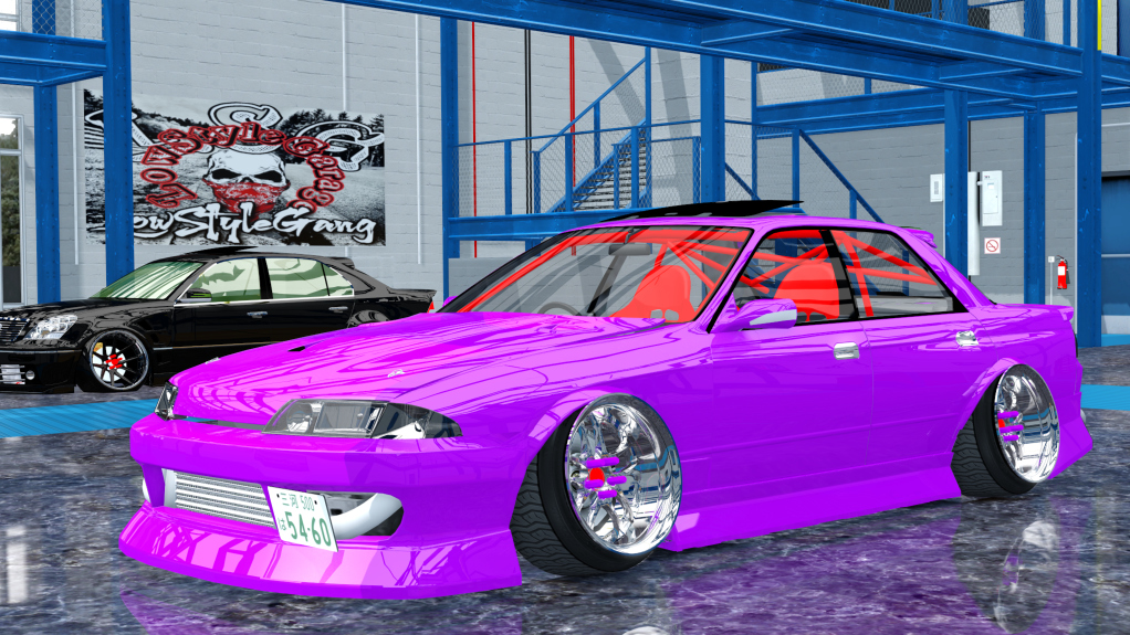 LSG SKYLINE HCR32 4dr, skin purple