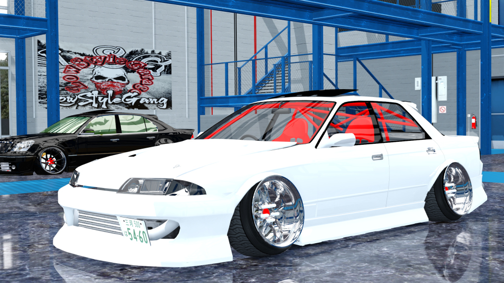 LSG SKYLINE HCR32 4dr, skin silver