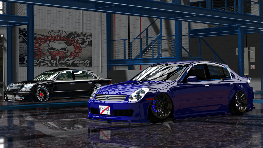 LSG SKYLINE V35 4dr, skin 03_BLUE