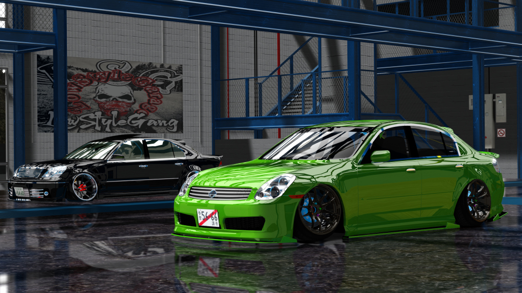 LSG SKYLINE V35 4dr, skin 05_GREEN