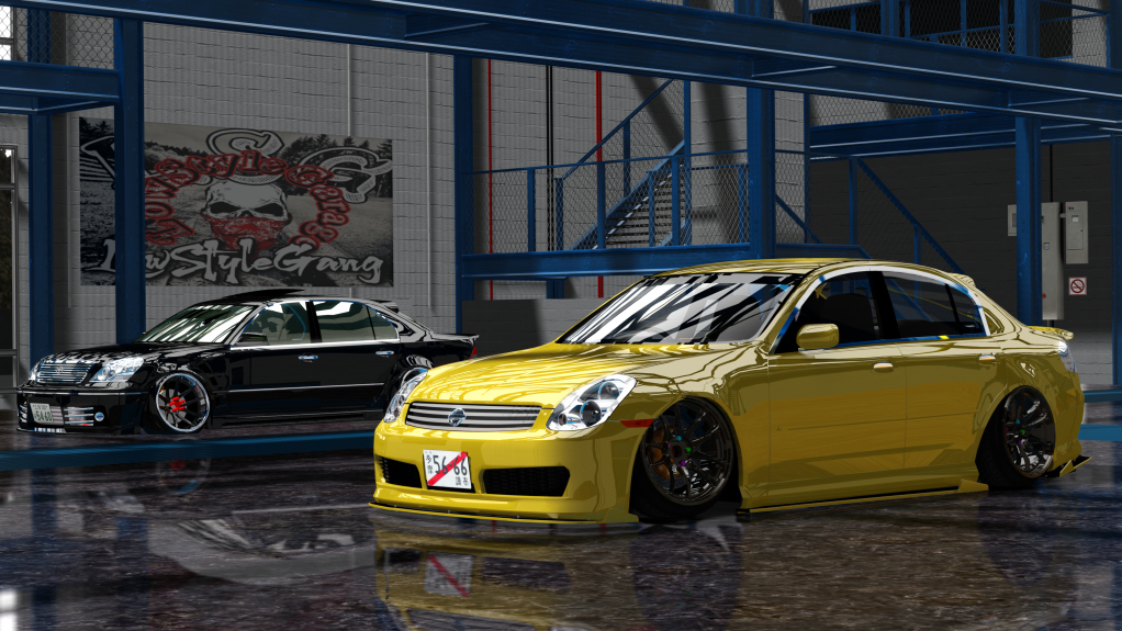 LSG SKYLINE V35 4dr, skin 06_YELLOW