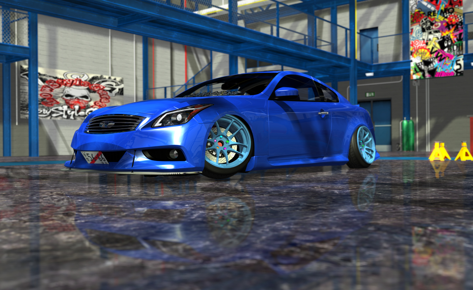 LSG SKYLINE V36, skin blue