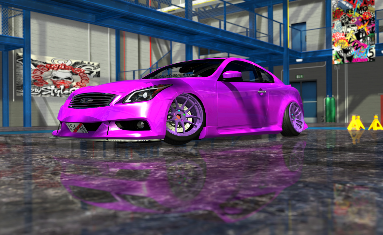 LSG SKYLINE V36, skin purple
