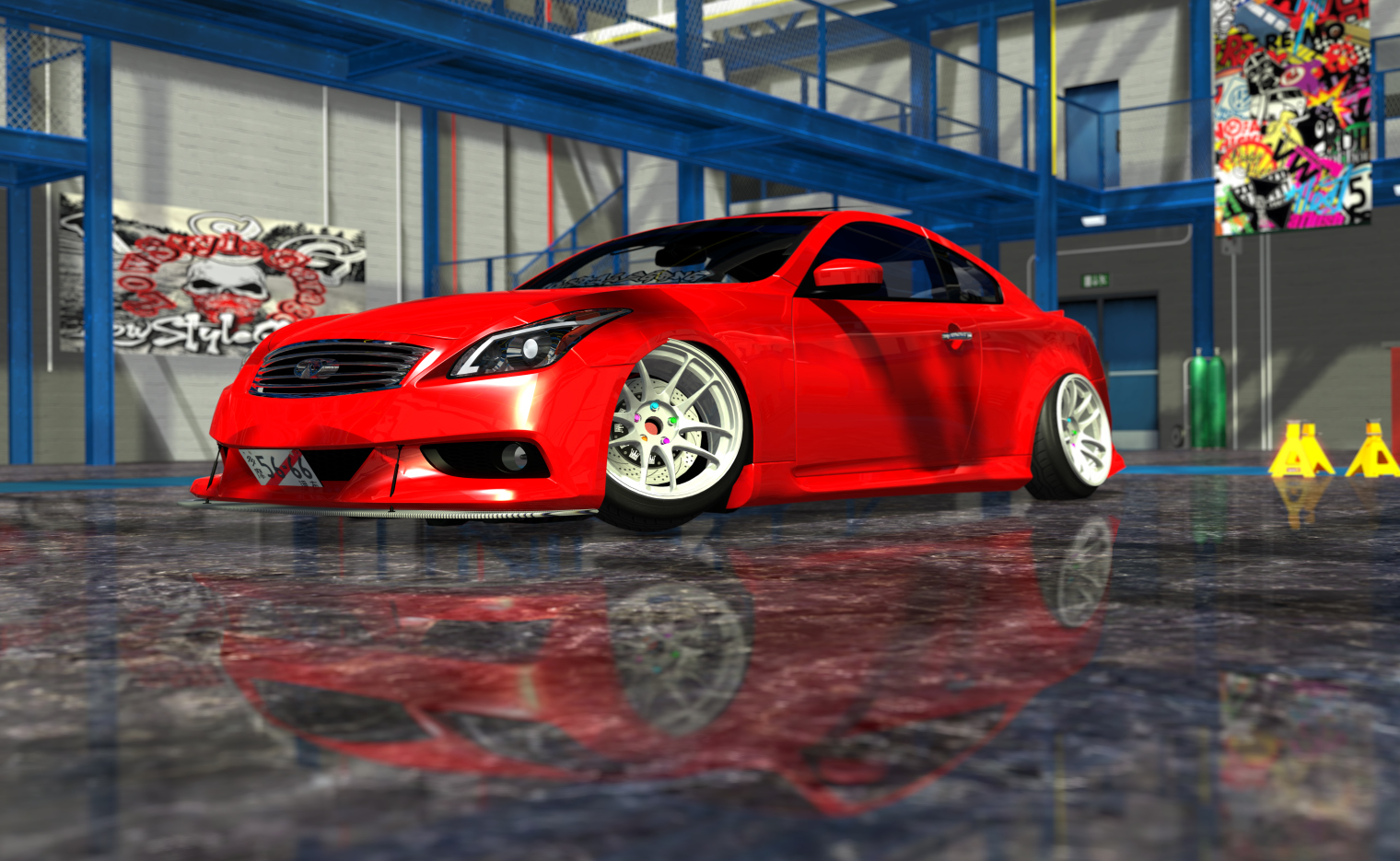 LSG SKYLINE V36, skin red