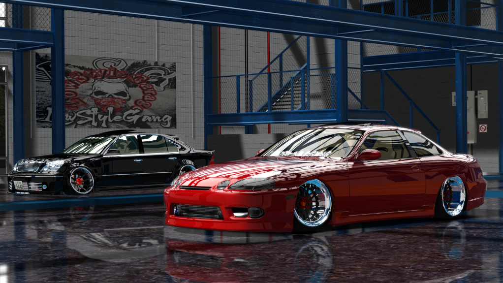 LSG SOARER JZZ30, skin red