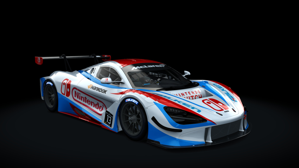 McLaren 720S GT3, skin switch13