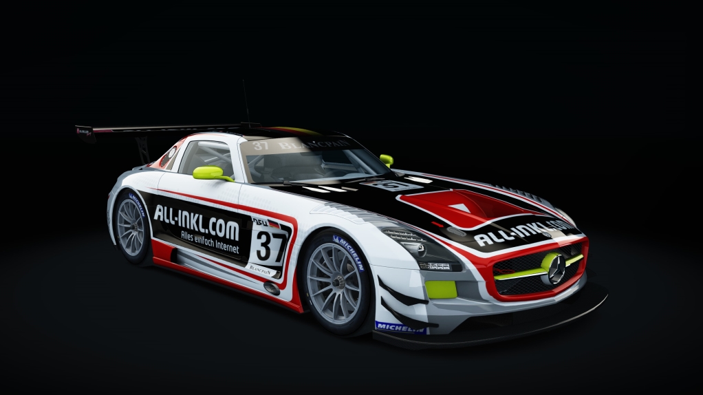 Mercedes SLS AMG GT3, skin ALL_INKL_37