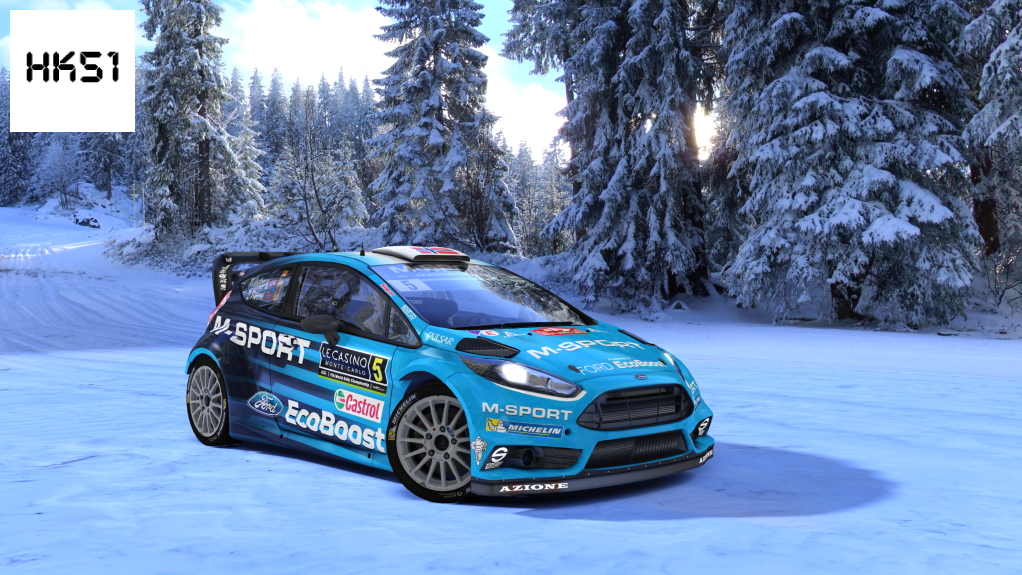 HK51 Rally Ford Fiesta WRC 2015, skin Ostberg_MC2016