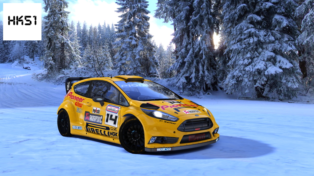 HK51 Rally Ford Fiesta WRC 2015, skin Pirelli_Team