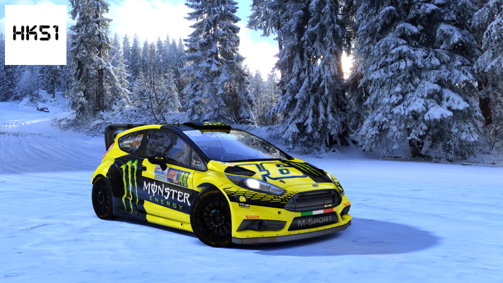 HK51 Rally Ford Fiesta WRC 2015, skin VR46_monza