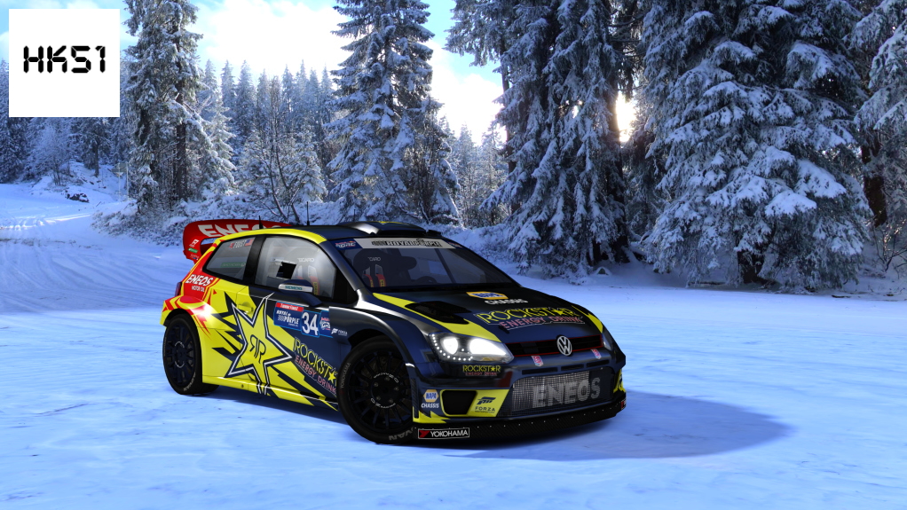HK51 Rally Volkswagen Polo WRC 2015, skin GRC_Foust_34