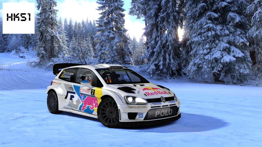 HK51 Rally Volkswagen Polo WRC 2015, skin Latvala_Poland_2014