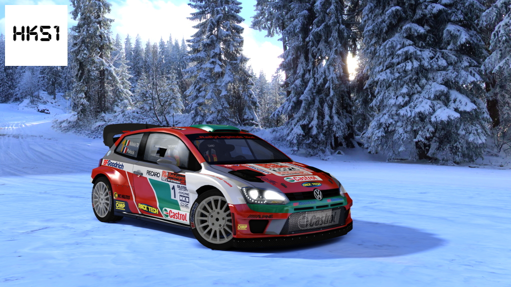 HK51 Rally Volkswagen Polo WRC 2015, skin RallyLegends_Team