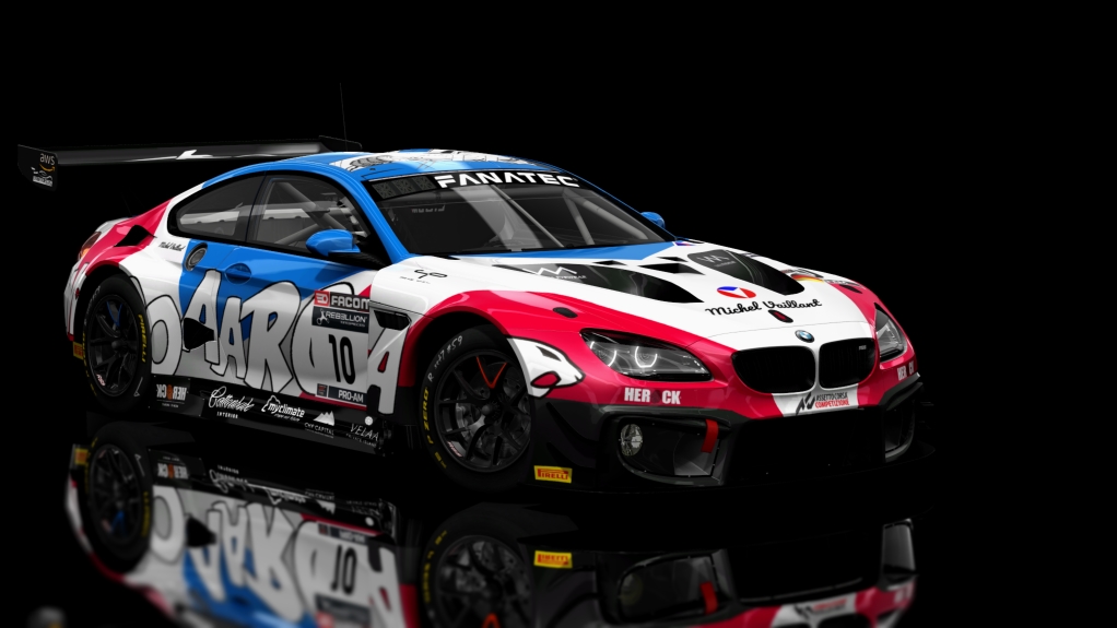 BMW M6 V8 GTE, skin Boltsen Ginion - Michel Vaillant tribute GTWC #10