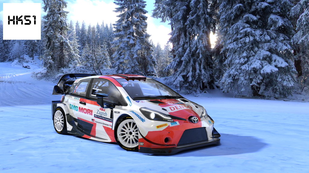 HK51 Rally Toyota Yaris 2017 WRC, skin Ogier